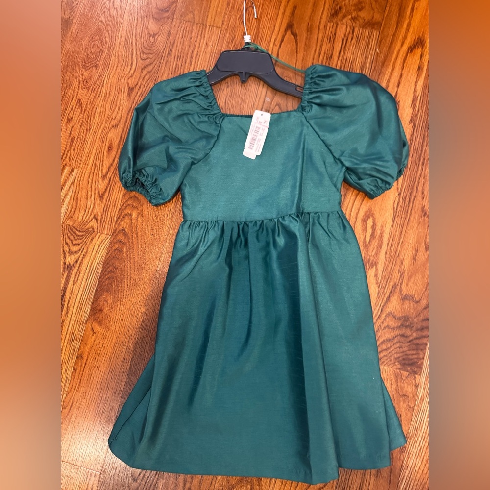 Copper Key Vibrant Green Formal Kids Dress